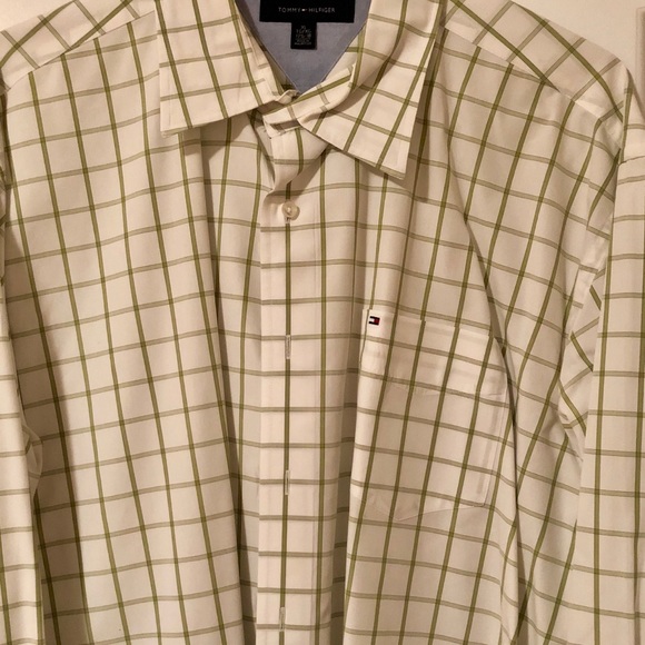 Men’s Tommy Hilfiger Dress Shirt - XL 17 1/2 - 18 - Picture 2 of 10